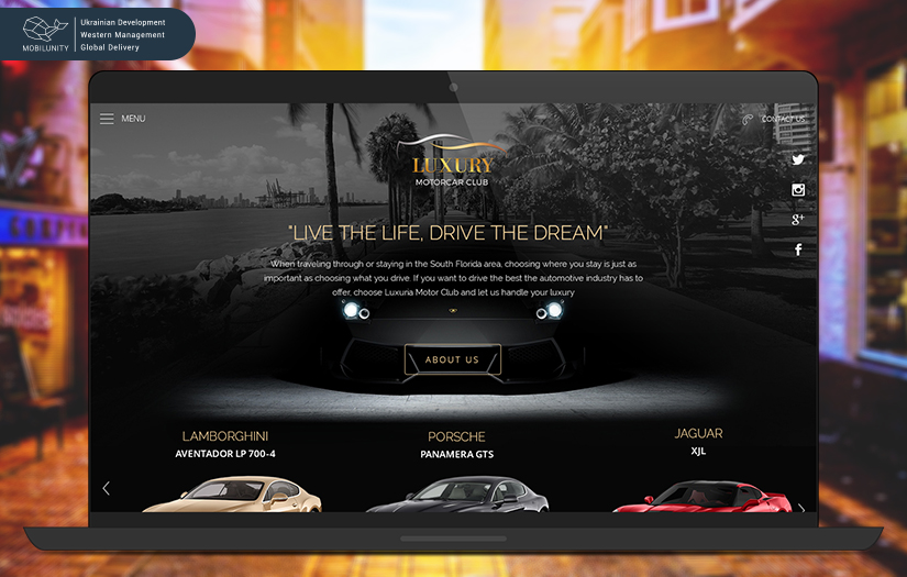 Luxury Motor Club (Development and Design) screenshot 1